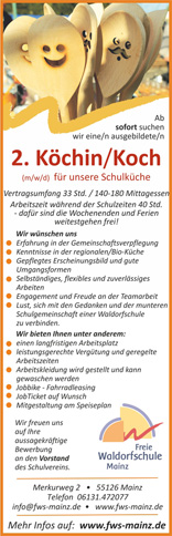 Anzeige Koch